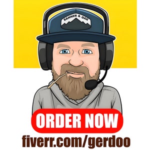 Joli portrait de dessin animé/Logo de dessin animé/Personnage/Design de dessin animé/Design personnalisé