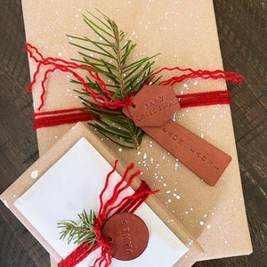 Leather Gift Tags (set of 4)