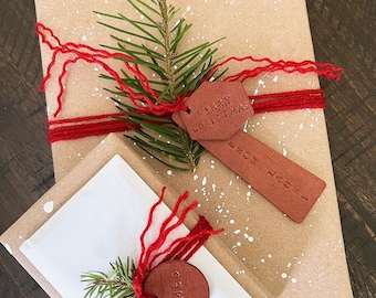 Leather Gift Tags (set of 4)