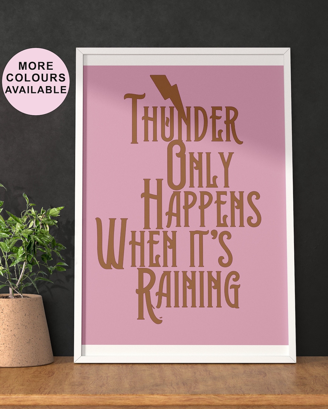 Thunder Only Happens When It's Raining Fleetwood Mac Print Stevie Nicks