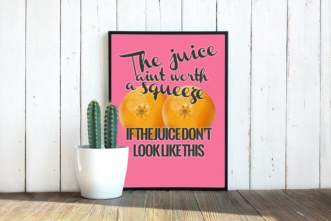 Lizzo Art Print Juice Body Positive Plus Size Fat Feminist Gift the