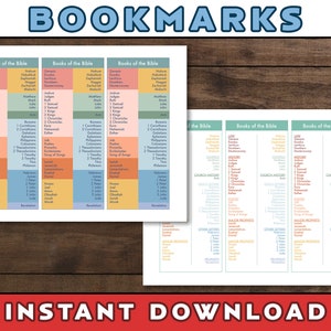 Quick Easy Learn The Books Of The Bible With This Bookmark - fumdzce