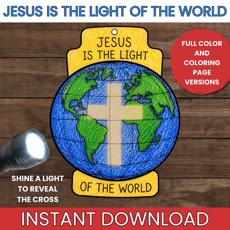Jesus is the Light of the World Craft