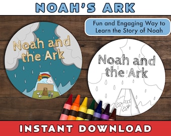 Noah's Ark Craft Wheel: Bible Story Activity (Digital Download)