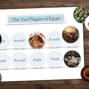 Ten Plagues of Egypt Worksheet: Sunday School Bible Class (Digital Download)