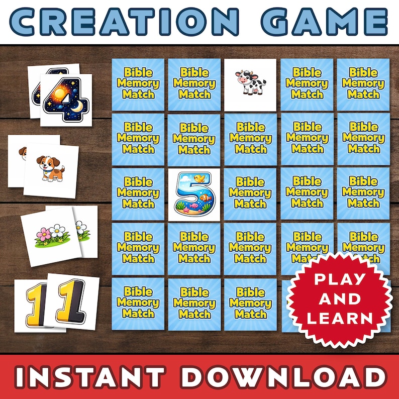 Creation Memory Match Game