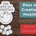 Days of Creation Coloring Mobile | Sunday School Bible Class ...