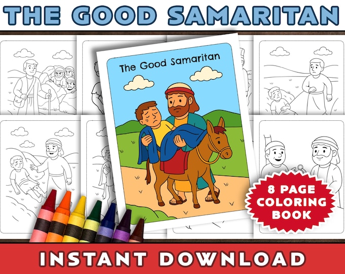 Good Samaritan Craft for Kids, Parables of Jesus, Sunday School Craft ...