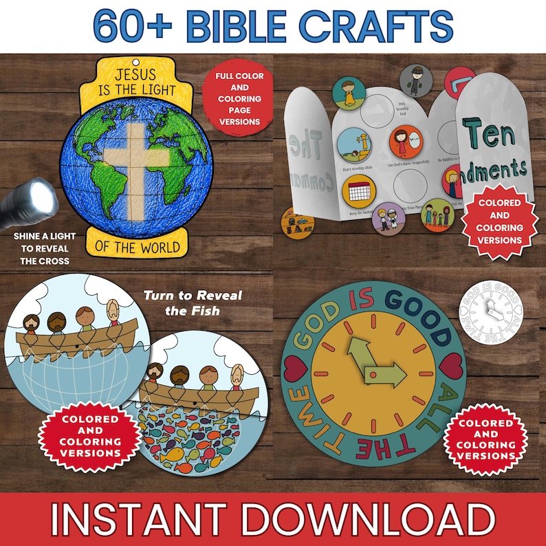 Bible Story Crafts Collection