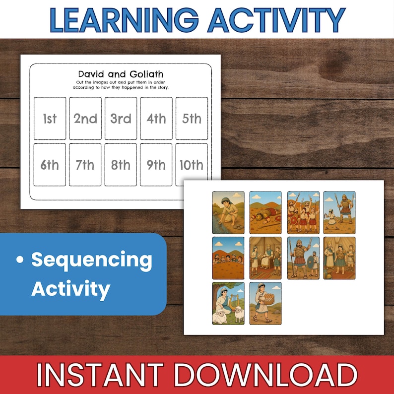 David & Goliath Sequencing Activity