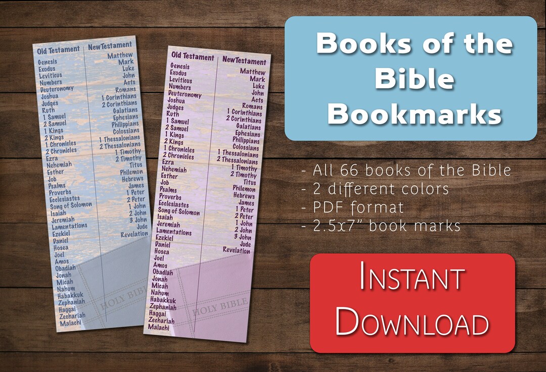 Unlock Biblical Wisdom Your Guide To The Books Of The Bible Bookmark Included - j7l6ygi