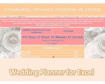 wedding budget etsy