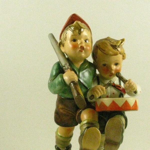 Hummel Goebel 50 Volunteers Mint Original Box Figurine Drum Boys Rifle TMK6