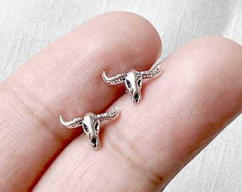 animal skull earrings