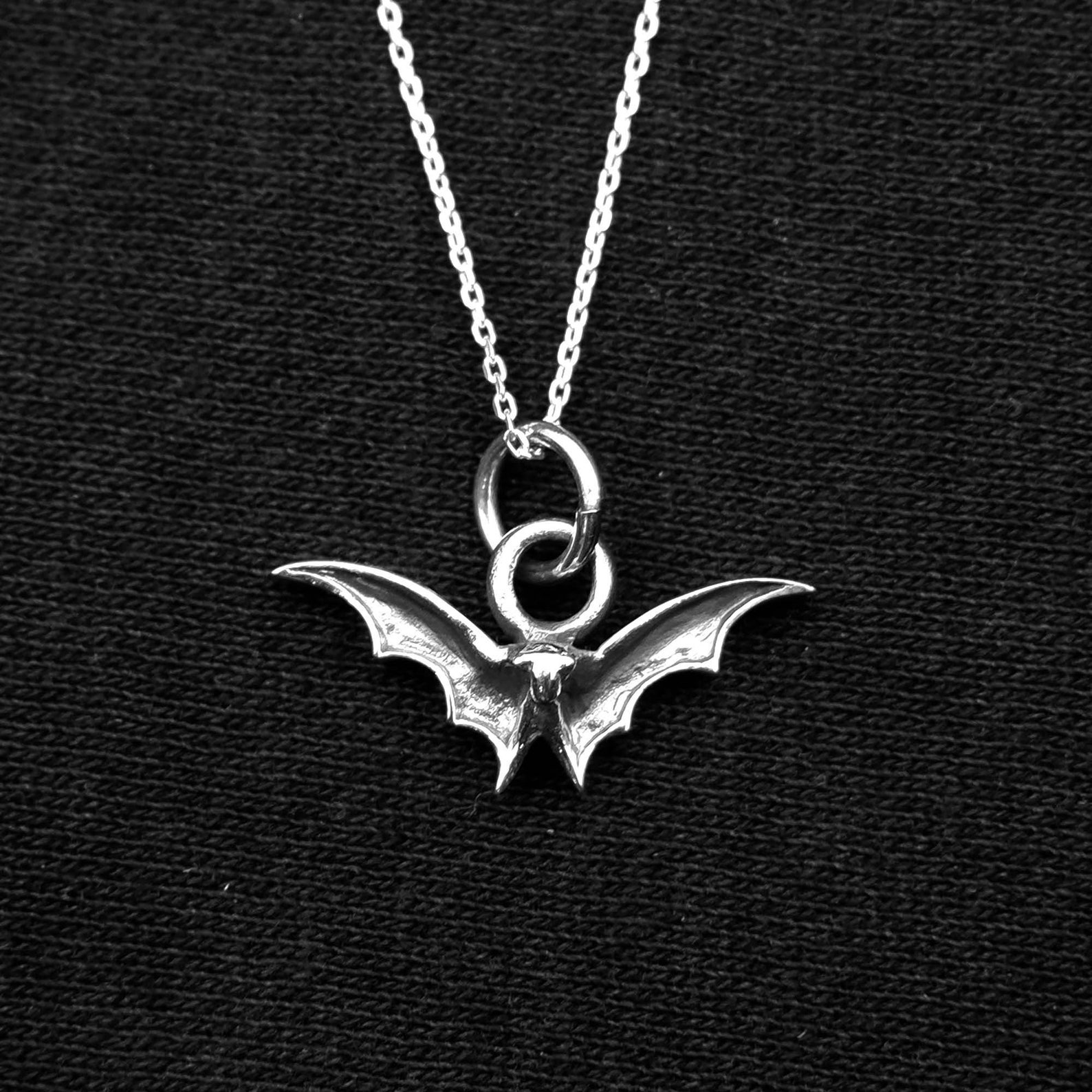 925 Sterling Silver Bat Necklace Bat Jewelry Fruit Bat Etsy
