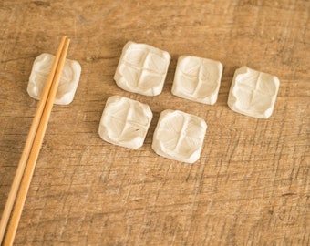 Wabi sabi chopstick rests,  made by hand