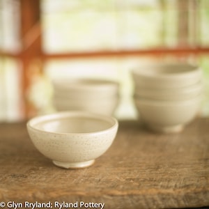 Small round serving bowl handmade pottery,  small bowl, tiny bowl, dips bowl