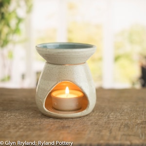 Handmade pottery wax melt burner / oil burner / wax melt / insense burner image 9