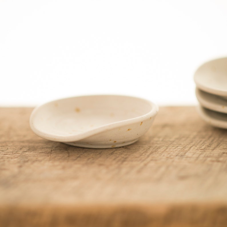 Spoon rest handmade pottery