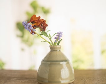 Pottery reed diffuser, ceramic essential oil diffuser, and stem vase.