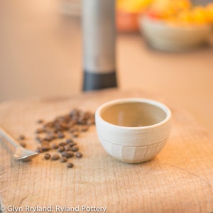 Handmade Cortado or Machiato cup, coffee up. image 2