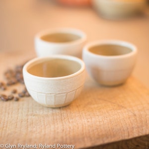 Handmade Cortado or Machiato cup, coffee up. image 6