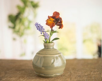 Pottery reed diffuser, ceramic essential oil diffuser, and stem vase.