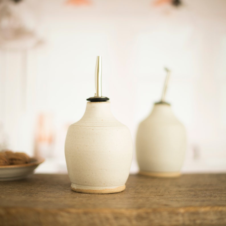 Ceramic Oil Bottle Handmade Olive Oil Bottle Oil Dispenser Etsy Canada