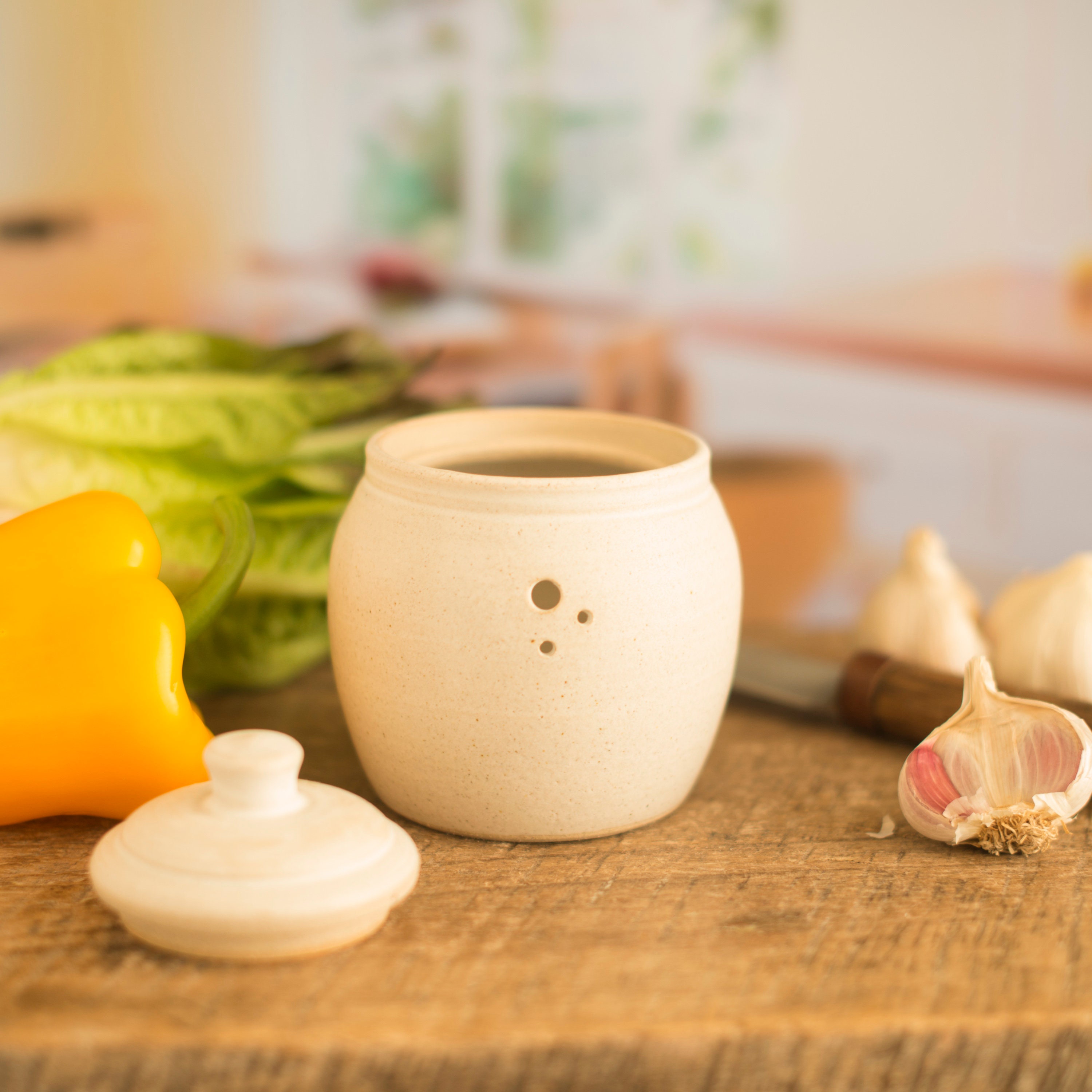 Garlic Keeper Garlic and Ginger Pot Etsy