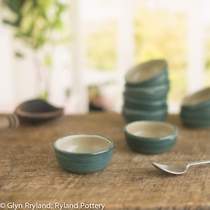 Handmade Pottery Sauce Bowl: Small Serving Dish for Dips