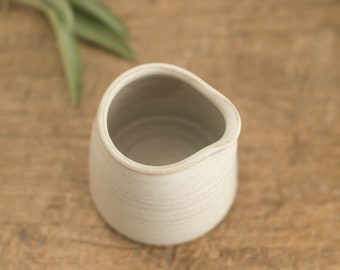 Small pottery jug creamer