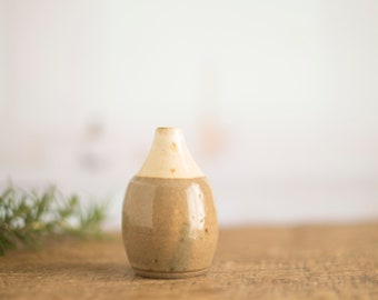 Small pottery bottle or flask