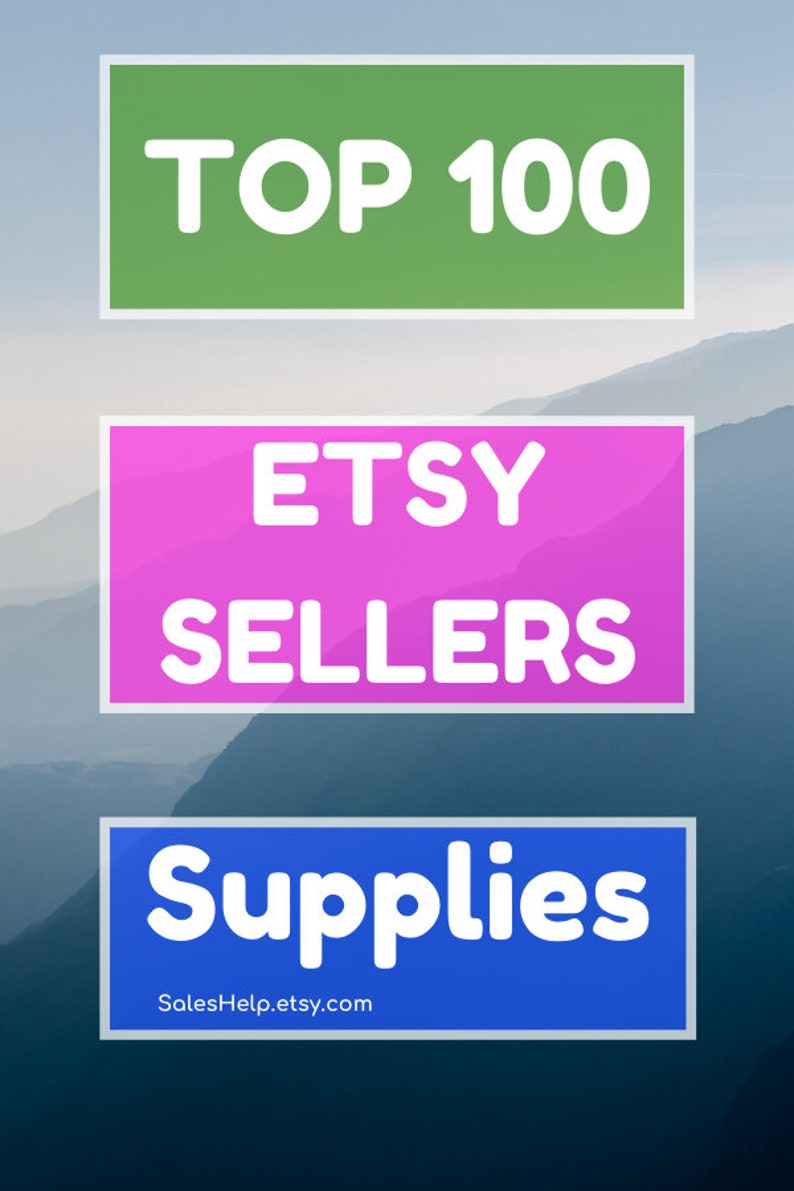 Top Etsy Sellers SUPPLIES Best on Etsy Bestsellers Top Etsy