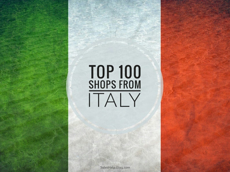 Top Etsy Shops ITALY Best Italian Shops Top Shops List Best Etsy