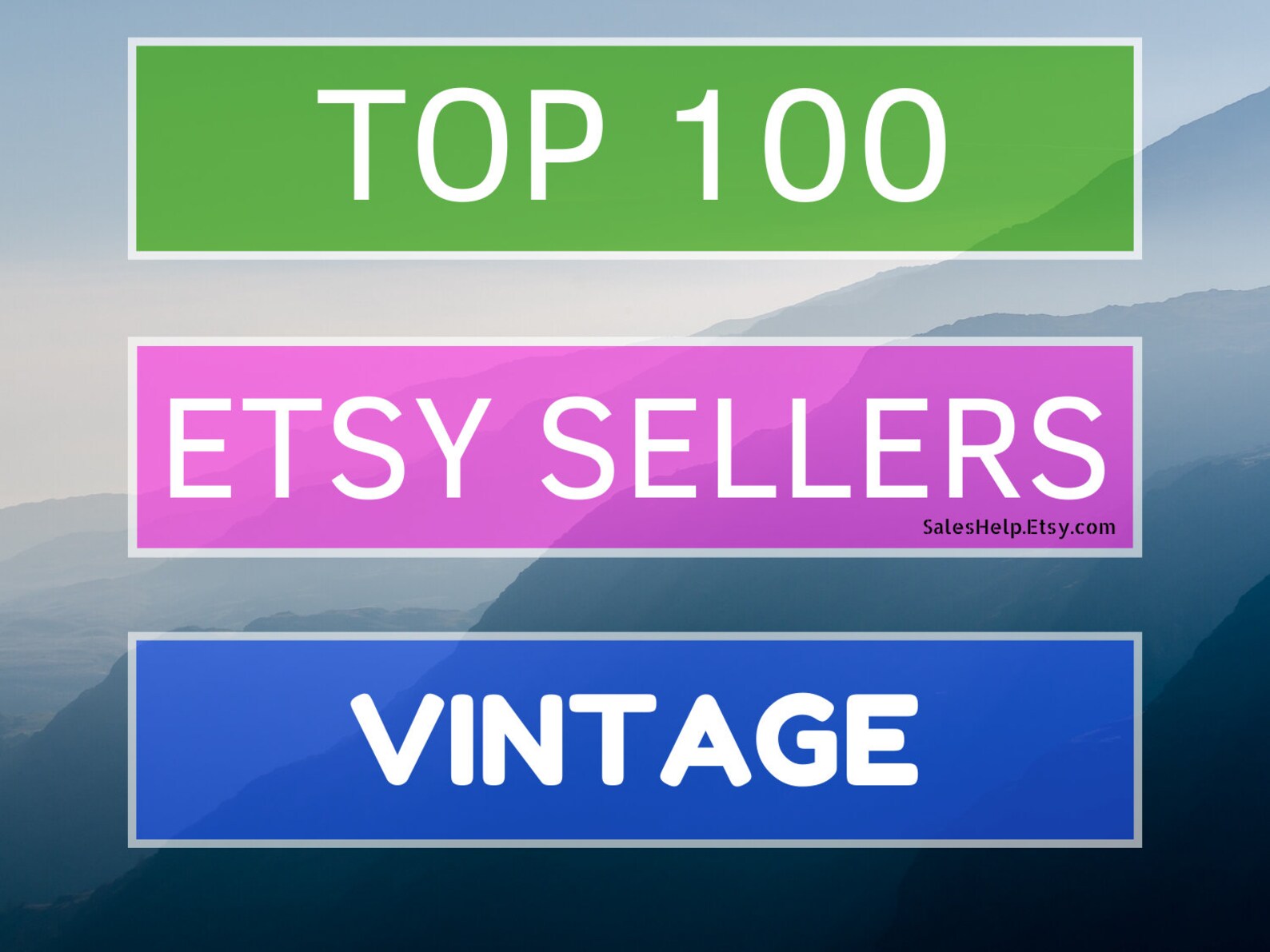 Top Etsy Sellers VINTAGE Best on Etsy Bestsellers Top Etsy