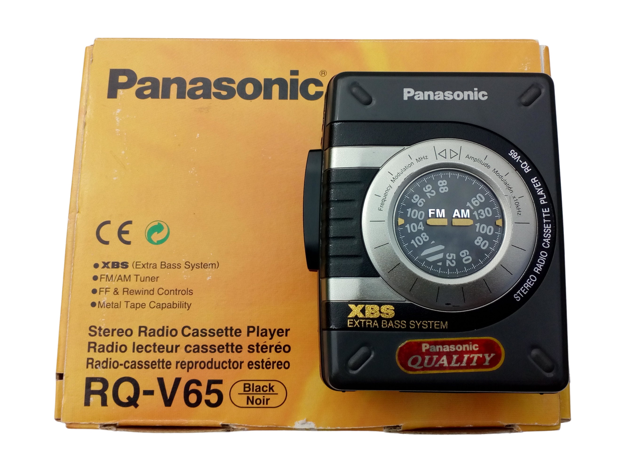 【極美品DE可動品】Panasonic カセット プレーヤー RQ-V65 極美品DE可動品】Panasonic カセット プレーヤー RQ-V65 極美品DE可動