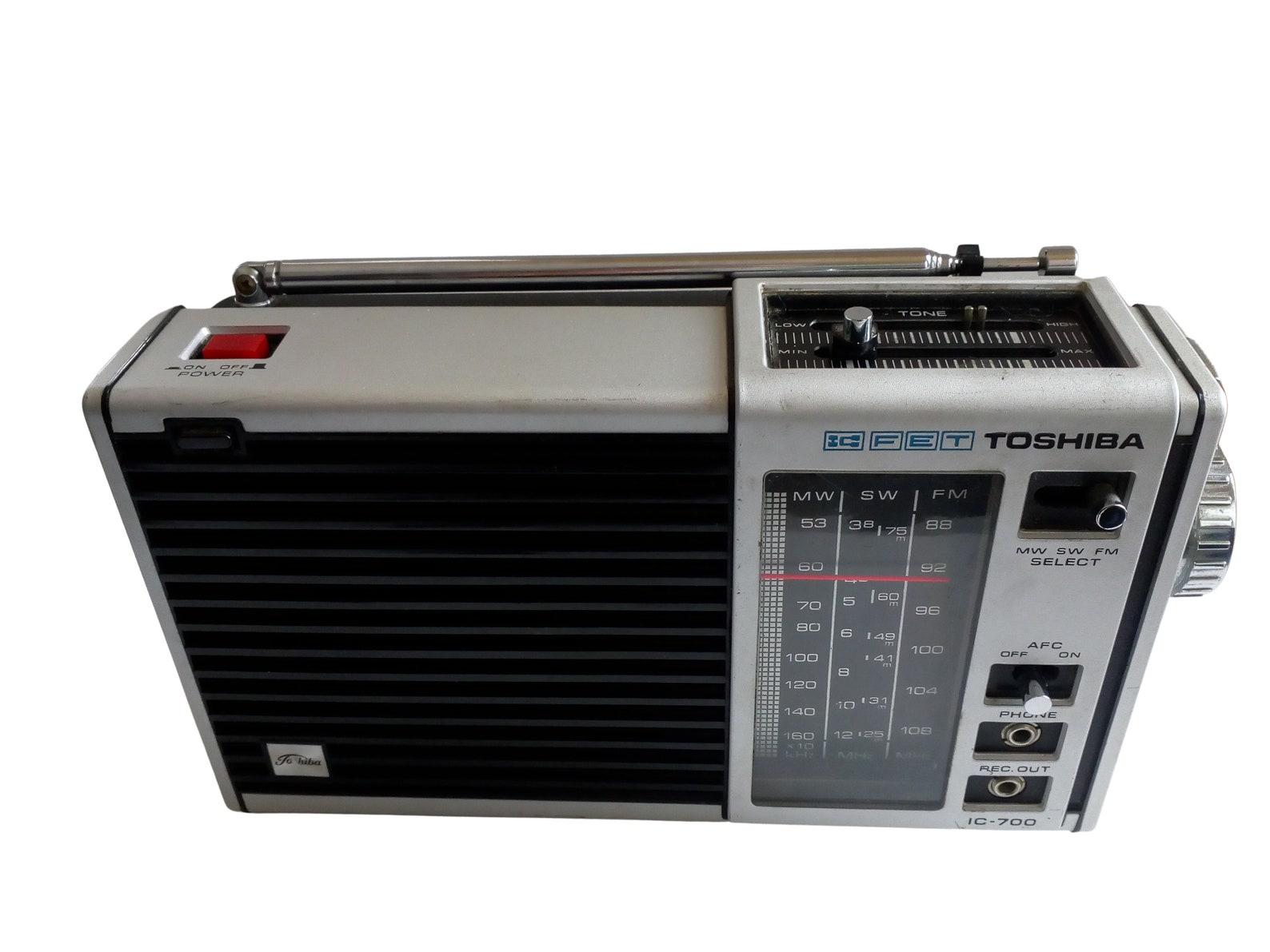 Toshiba IC700 Solid State Radio Retro FM Short Waves and
