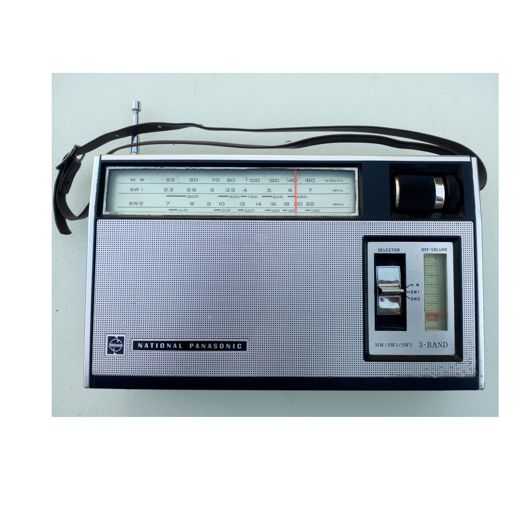 National Panasonic やすっぽ R-317 3バンドラジオ