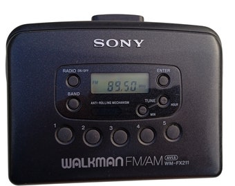 Sony WM-FX-211 Walkman Stereo Kassettenrekorder mit Digitaltuner