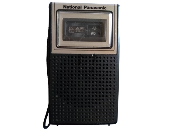 National Panasonic R-1019 Portable Pocket MW Radio Reciever Oldschool Radio  Retro Audio Vintage Electronic 