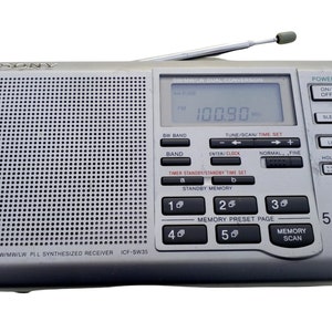 SONY ICF-M760SL FM/SW/LW Digital PLL SYNTHESIZED Radio 3 bandes 2 ondes