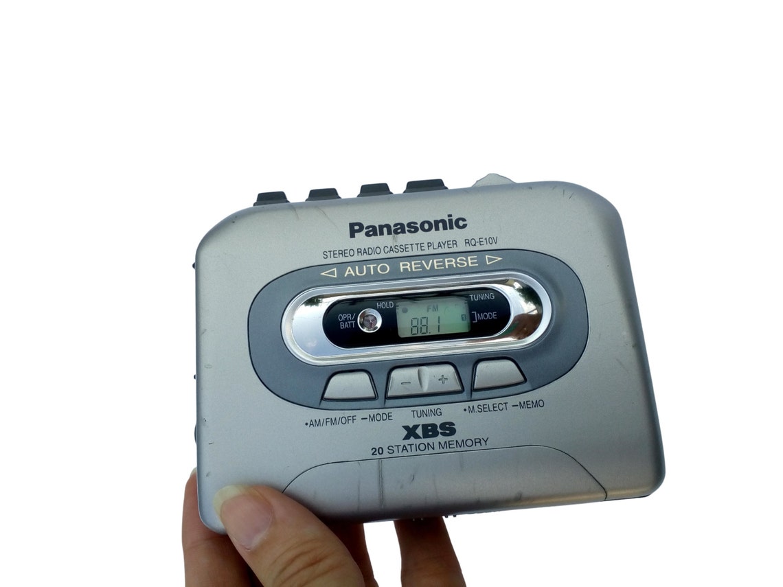 Panasonic RQ-E10V Walkman Argent - Radio K7 Stéréo - Neuf Sous Emballage