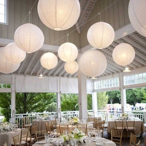 Chinese Paper | Set of 2 Lantern Round lampion | Wedding decoration | Party supplier