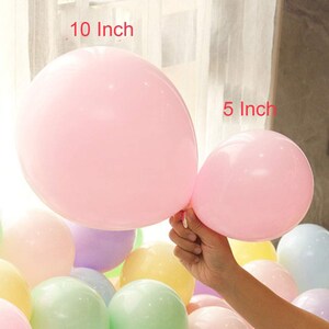 Mini Balloons, Packet of 20 Pastel Balloons, 5inch Balloons