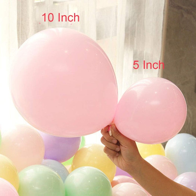 Mini Balloons, Packet of 20 Pastel Balloons, 5inch Balloons
