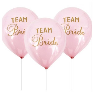 Team Bride Balloons | Party supply
