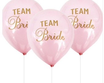 Team Bride Balloons | Party supply