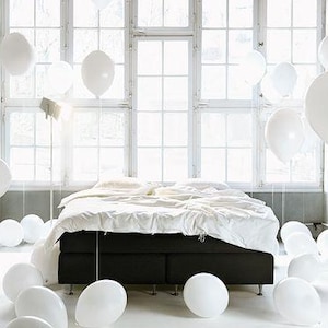 White Latex Mini Balloons: Wedding, Party Decor (Set of 20 or 50)