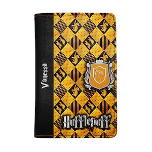 Fundas de pasaporte de piel sintética PicasaTravel (portapasaportes) para viajes [Nombre personalizado] Patrón vintage Magic World