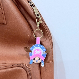 PicasaTravel - 100% Handmade Keychain - Bag Charms - Chopper Keychain - O.ne P.iece World - Pirate World Captain Choppi